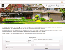 Tablet Screenshot of homelifeheartsrealtyinc.ca